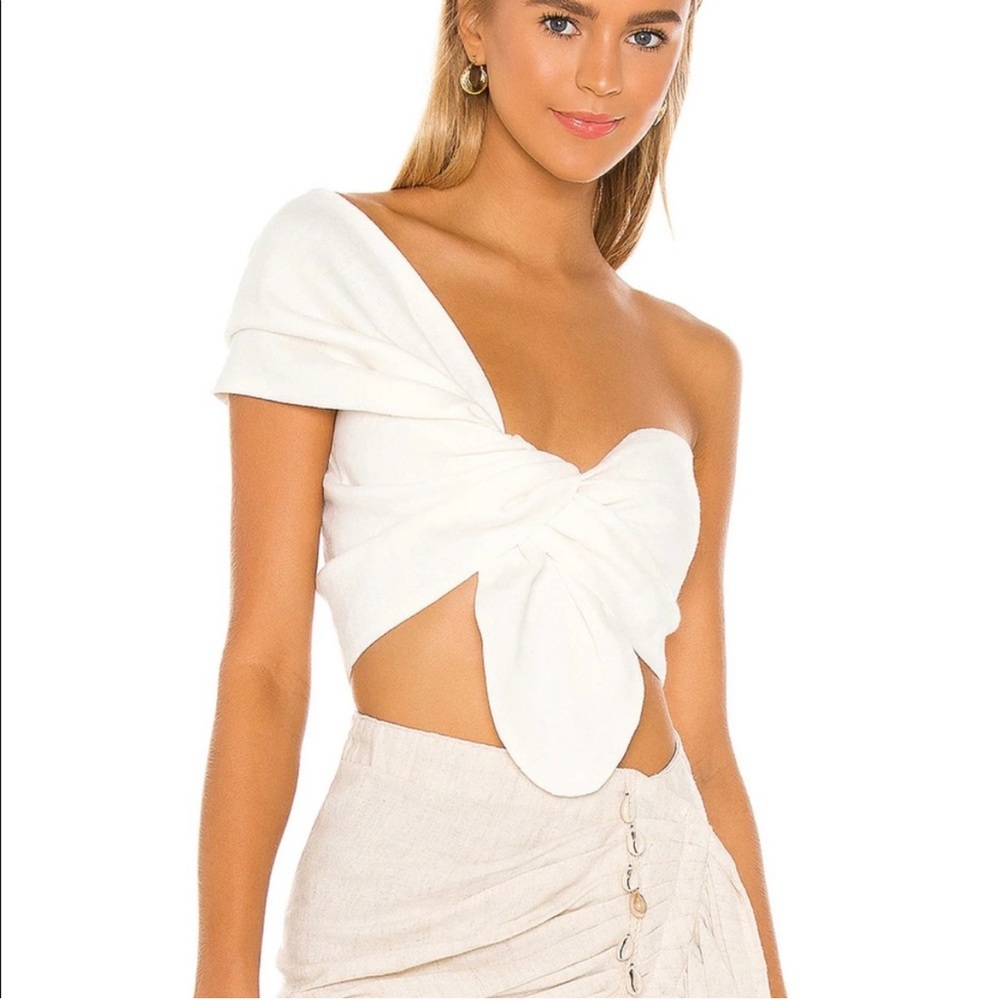 Just BEE Queen Sol Top in Ecru Small